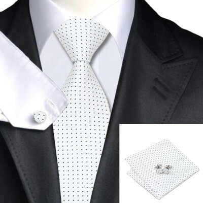 N-0431 Vogue Men Silk Tie Set White Plaids & Checks Necktie Handkerchief Cufflinks Set Ties For Men Formal Wedding Business wholesale
N-0431 Vogue Men Silk Tie Set White Plaids & Checks Necktie Handkerchief Cufflinks Set Ties For Men Formal Wedding Business wholesale