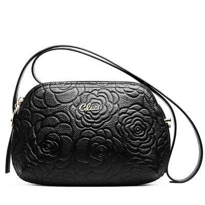 Ke Lu Chi (CLUCI) cowhide shoulder bag female print double zipper female bag simple idling cross package female CW1161131 black
Ke Lu Chi (CLUCI) cowhide shoulder bag female print double zipper female bag simple idling cross package female CW1161131 black