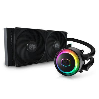 CoolerMaster Haier 240GRGB CPU water-cooled radiator I9 2066 AM4ARGB lamp beads metal cold head double chamber pump low resistance cold row
CoolerMaster Haier 240GRGB CPU water-cooled radiator I9 2066 AM4ARGB lamp beads metal cold head double chamber pump low resistance cold row