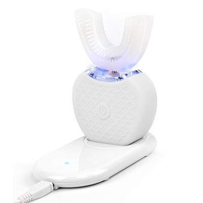 Automatic Sonic Electric Toothbrush Teeth Whitening Blue Cold Light 360 Degree Intelligent Silicone Toothbrush U Shape
Automatic Sonic Electric Toothbrush Teeth Whitening Blue Cold Light 360 Degree Intelligent Silicone Toothbrush U Shape
