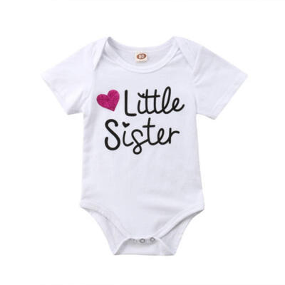US Stock Newborn Baby Little Sister Romper Big Brother Shirt Clothes Outfits Set
US Stock Newborn Baby Little Sister Romper Big Brother Shirt Clothes Outfits Set