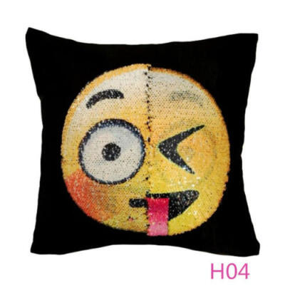 Double-sided Emoji Mermaid Pillow Sequin Cover Sofa Cushion Case Home Decor Hot
Double-sided Emoji Mermaid Pillow Sequin Cover Sofa Cushion Case Home Decor Hot