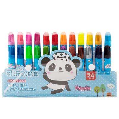 Guangbo (GuangBo) 24 color watercolor pen brush student stationery panda color random HZM03860
Guangbo (GuangBo) 24 color watercolor pen brush student stationery panda color random HZM03860