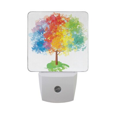 ALAZA LED Night Light With Smart Dusk To Dawn SensorAbstract Colorful Tree Plug In Night Light
ALAZA LED Night Light With Smart Dusk To Dawn SensorAbstract Colorful Tree Plug In Night Light