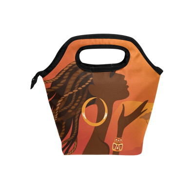 Lunch Bag Tote Bag African American Woman Travel Picnic Organizer Lunch Holder Handbags Lunch Bag Box for Office
Lunch Bag Tote Bag African American Woman Travel Picnic Organizer Lunch Holder Handbags Lunch Bag Box for Office
