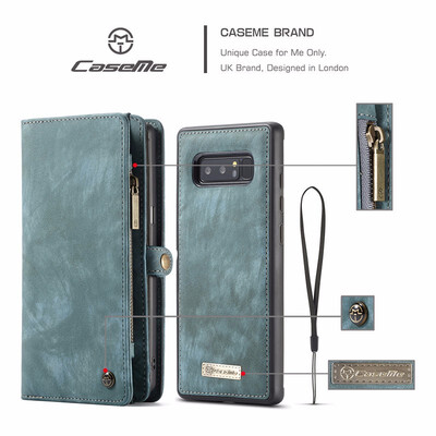 CaseMe For Samsung Galaxy Note 8 Phone Cases Leather Zipper Multi-functional Card slot Wallet 2 In 1 Design Phone Full Cover
CaseMe For Samsung Galaxy Note 8 Phone Cases Leather Zipper Multi-functional Card slot Wallet 2 In 1 Design Phone Full Cover