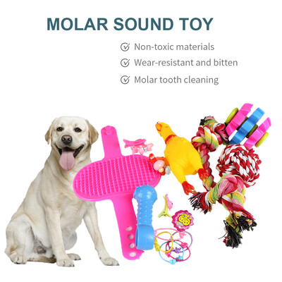 16pcs Dog Toy Puppy Chew Teething Toys Screaming Chicken Hair Rope Interactive Playing Toys
16pcs Dog Toy Puppy Chew Teething Toys Screaming Chicken Hair Rope Interactive Playing Toys