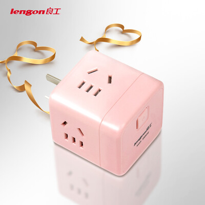 Good work lengon wireless cube socket plug strip board a turn porous power converter socket plug new national standard multi-function vertical switch wiring board pink
Good work lengon wireless cube socket plug strip board a turn porous power converter socket plug new national standard multi-function vertical switch wiring board pink