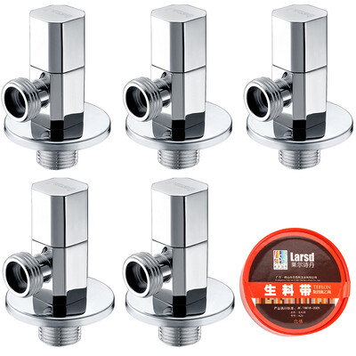 Larsd LD105-5 full copper angle valve set hot&cold water universal triangular valve eight word valve water valve
Larsd LD105-5 full copper angle valve set hot&cold water universal triangular valve eight word valve water valve