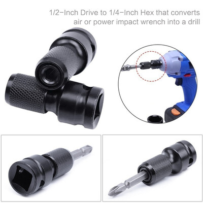 1Pc 14" Hex Shank Drill Chuck Conversion Kit Converter Impact Driver 12" Square Quick Change Adapter Converts Air Power Wrench
1Pc 14" Hex Shank Drill Chuck Conversion Kit Converter Impact Driver 12" Square Quick Change Adapter Converts Air Power Wrench