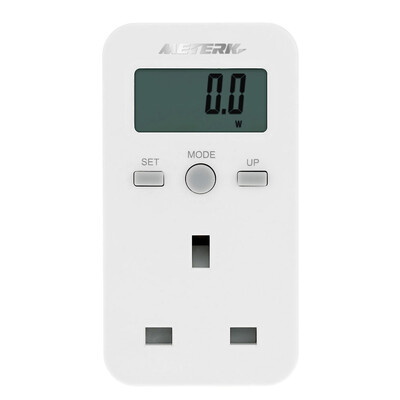 Meterk UK Plug Plug-in Digital LCD Energy Monitor Power Meter Electricity Electric Usage Monitoring Socket
Meterk UK Plug Plug-in Digital LCD Energy Monitor Power Meter Electricity Electric Usage Monitoring Socket
