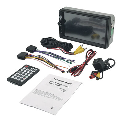 7 inch Universal 2 Din HD BT USBTF FM Aux Input Car Radio MP5 Player Multimedia Radio Entertainment with HD Rear View Camera
7 inch Universal 2 Din HD BT USBTF FM Aux Input Car Radio MP5 Player Multimedia Radio Entertainment with HD Rear View Camera