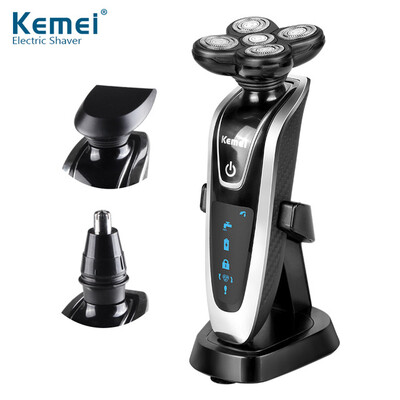 Kemei5886 New 3 in1 Washable Rechargeable Electric Shaver Triple Blade Electric Shaving Razors Men Face Care 5D Floating
Kemei5886 New 3 in1 Washable Rechargeable Electric Shaver Triple Blade Electric Shaving Razors Men Face Care 5D Floating
