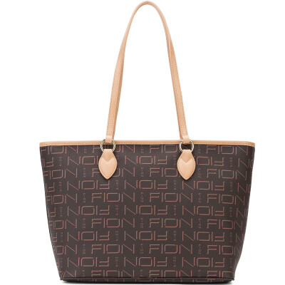 Fion FION Europe&the United States fashion printing PVC Tuo Tuo women-style large-capacity shoulder shoulder zippered ladies bag FPLL PBRCM AT017 brown camel
Fion FION Europe&the United States fashion printing PVC Tuo Tuo women-style large-capacity shoulder shoulder zippered ladies bag FPLL PBRCM AT017 brown camel
