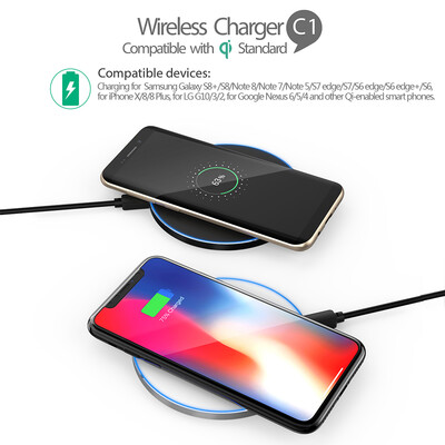 INCHOR Portable Ultra-thin Round Shape Qi Wireless Charger Charging Pad Universal Phone Charge Base Safe Quick Charge for Samsung
INCHOR Portable Ultra-thin Round Shape Qi Wireless Charger Charging Pad Universal Phone Charge Base Safe Quick Charge for Samsung