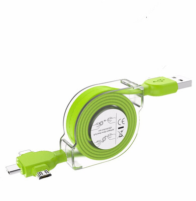 OLOEY three in one telescopic data line is suitable for Android apple TYPE mobile phone charging line
OLOEY three in one telescopic data line is suitable for Android apple TYPE mobile phone charging line