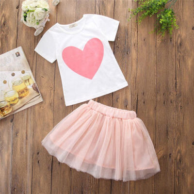 Summer Family Clothes Mother Daughter Heart Short Sleeve TopsSkirts Girls Dress 
Summer Family Clothes Mother Daughter Heart Short Sleeve TopsSkirts Girls Dress