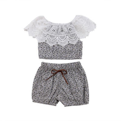 USA Newborn Toddler Baby Girl Lace Floral Ruffle Tops Shorts 2Pcs Outfit Clothes
USA Newborn Toddler Baby Girl Lace Floral Ruffle Tops Shorts 2Pcs Outfit Clothes