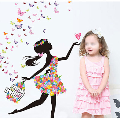 MyMei Magic Fairy Bright Flower Heart-Shaped Garland Pink Dress Maid Wall Sticker For Girls' Room Decoration
MyMei Magic Fairy Bright Flower Heart-Shaped Garland Pink Dress Maid Wall Sticker For Girls' Room Decoration
