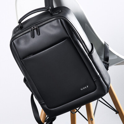 Golf GOLF Mens Backpack Large Capacity Soft Leather Computer Backpack Business Leisure Travel Business Mens Bag D8BV33853J Black
Golf GOLF Mens Backpack Large Capacity Soft Leather Computer Backpack Business Leisure Travel Business Mens Bag D8BV33853J Black