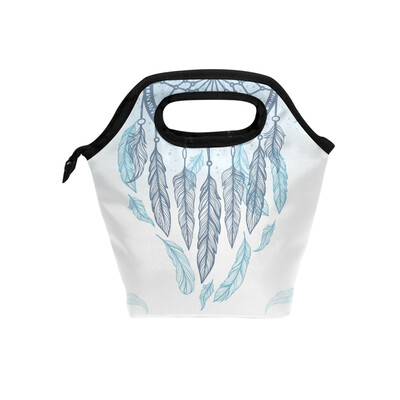Lunch Tote Bag Feather Wind Chimes Travel Picnic Insulated Lunch Handbags Portable Zipper Lunch Bag Box
Lunch Tote Bag Feather Wind Chimes Travel Picnic Insulated Lunch Handbags Portable Zipper Lunch Bag Box