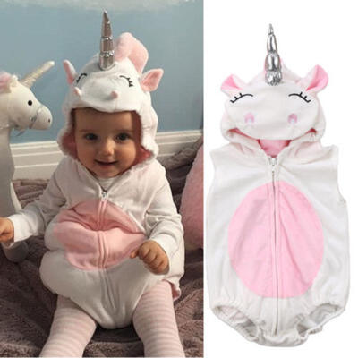 Costume Newborn Baby Girls Unicorn Romper Jumpsuit Jumper Outfits Hooded Clothes
Costume Newborn Baby Girls Unicorn Romper Jumpsuit Jumper Outfits Hooded Clothes