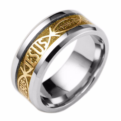 NeillieN hot supply religious wind Christian Jesus JESUS letters titanium steel ring hand jewelry wholesale
NeillieN hot supply religious wind Christian Jesus JESUS letters titanium steel ring hand jewelry wholesale