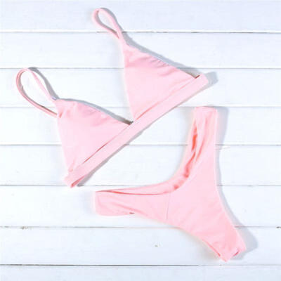 New Women Swimwear Bikini Set Bandage Push-Up Padded Swimsuit Bathing Beachwear
New Women Swimwear Bikini Set Bandage Push-Up Padded Swimsuit Bathing Beachwear