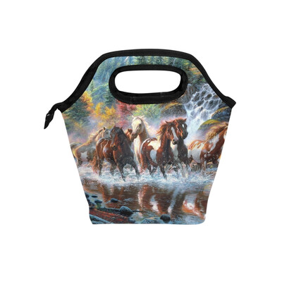 Insulated Lunch Tote Bag River Horse Travel Picnic Lunch Handbags Portable Zipper Lunch Bag Box
Insulated Lunch Tote Bag River Horse Travel Picnic Lunch Handbags Portable Zipper Lunch Bag Box