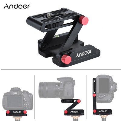 Andoer New Z-shaped Aluminum Alloy Foldable Camera Camcorder Desktop Holder Quick Release Plate Tilt Head for Nikon Canon Sony Pen
Andoer New Z-shaped Aluminum Alloy Foldable Camera Camcorder Desktop Holder Quick Release Plate Tilt Head for Nikon Canon Sony Pen