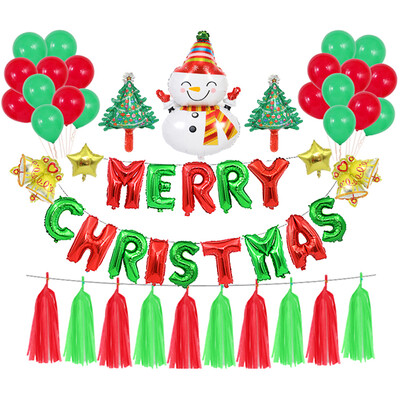Jingtang Christmas Decoration Letter Set Christmas Company Mall Decoration Aluminum Film Balloon Santa Claus Christmas Tree Snowman Foil Balloon Package
Jingtang Christmas Decoration Letter Set Christmas Company Mall Decoration Aluminum Film Balloon Santa Claus Christmas Tree Snowman Foil Balloon Package