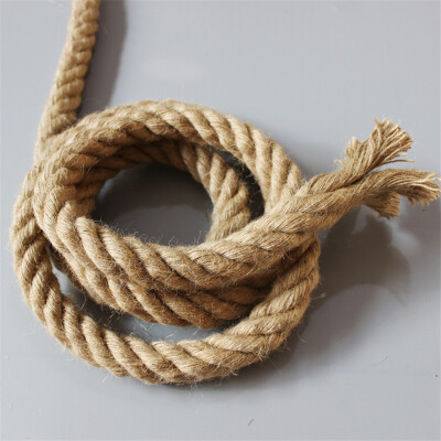 10m x D22mm Double Braided Hemp Rope Electrical Wire Decor Rope Pendant Light Fixtures Cord Knitted Accessories
10m x D22mm Double Braided Hemp Rope Electrical Wire Decor Rope Pendant Light Fixtures Cord Knitted Accessories