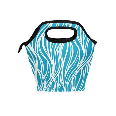 Lunch Bag Blue Stripe Tote Travel Picnic Insulated Handbags Portable Zipper Lunch Bag Box
Lunch Bag Blue Stripe Tote Travel Picnic Insulated Handbags Portable Zipper Lunch Bag Box