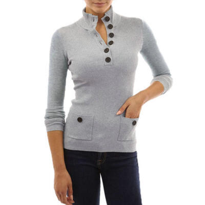 Women Autumn Knitted Sweater Cardigans Ladies Long Sleeve Casual Loose Outwear