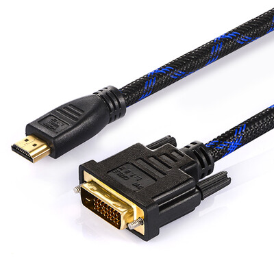 (Shengwei) HDC-1050 проекционный уровень HDMI-DVI двухсторонний конверсионный кабель версии 1.4 5-метровая цифровая линия высокого разрешения DVI-HDMI с золотым двойным магнитным кольцом
(Shengwei) HDC-1050 проекционный уровень HDMI-DVI двухсторонний конверсионный кабель версии 1.4 5-метровая цифровая линия высокого разрешения DVI-HDMI с золотым двойным магнитным кольцом