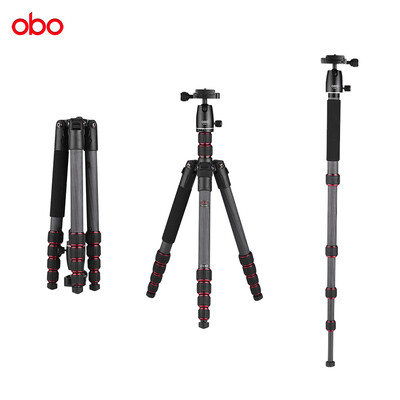 OBO TS360C Foldable Portable Carbon Fiber Camera Tripod Travel Tripod Monopod with B262 Panoramic Ball Head 5 Sections Max Working
OBO TS360C Foldable Portable Carbon Fiber Camera Tripod Travel Tripod Monopod with B262 Panoramic Ball Head 5 Sections Max Working