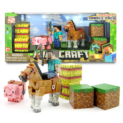 Minecraft (three-dimensional spell plug model assembled gifts children's building blocks doll toy saddle set
Minecraft (three-dimensional spell plug model assembled gifts children's building blocks doll toy saddle set