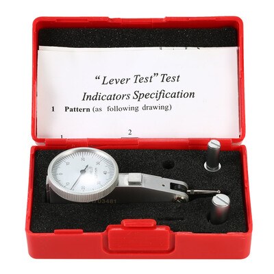Leverage Dial Indicator Measurement Gauge Vertical Contact Precision Tool with 7 Jewels Bearing 001mm Accuracy 0-08mm Measuring
Leverage Dial Indicator Measurement Gauge Vertical Contact Precision Tool with 7 Jewels Bearing 001mm Accuracy 0-08mm Measuring