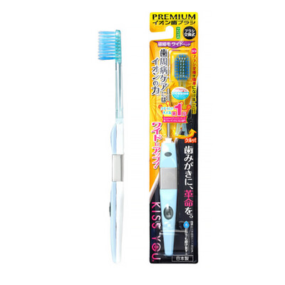KISS YOU Negative Ion Toothbrush Wide Head Soft Hair Toothbrush H27 Blue Single Pack Imported from Japan
KISS YOU Negative Ion Toothbrush Wide Head Soft Hair Toothbrush H27 Blue Single Pack Imported from Japan