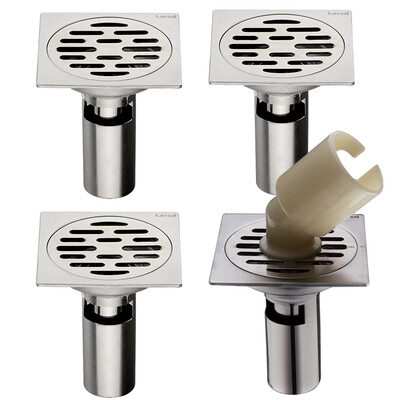 Larsd 304 stainless steel floor drain set deep water seal deodorant floor drain bathroom bathroom floor drain set washing machine floor drain elbow 5 package
Larsd 304 stainless steel floor drain set deep water seal deodorant floor drain bathroom bathroom floor drain set washing machine floor drain elbow 5 package