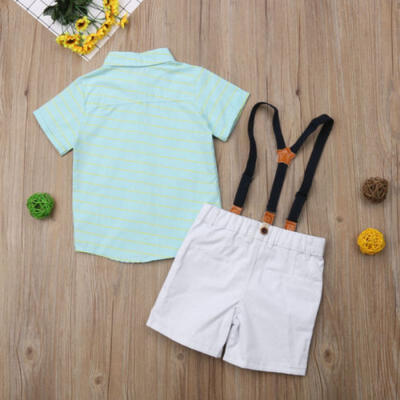 2pcs Gentleman Formal Suit Baby Boy T-shirt TopsBib Pants Outfit Clothes Set UK
2pcs Gentleman Formal Suit Baby Boy T-shirt TopsBib Pants Outfit Clothes Set UK
