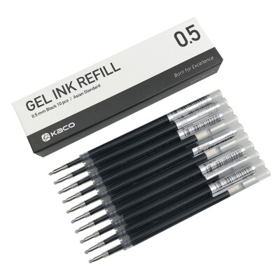 Kaco Gel Ink Refills for Retractable Gel Pens BlackBlueRedDark blueColored ink 05mm Fine Point Bullet Tip 10pcspack
Kaco Gel Ink Refills for Retractable Gel Pens BlackBlueRedDark blueColored ink 05mm Fine Point Bullet Tip 10pcspack