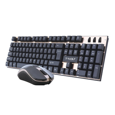 Wireless Keyboard&Mouse Combo Mechanical Feeling Gaming Keyboard&Mouse Kit for Working Game
Wireless Keyboard&Mouse Combo Mechanical Feeling Gaming Keyboard&Mouse Kit for Working Game