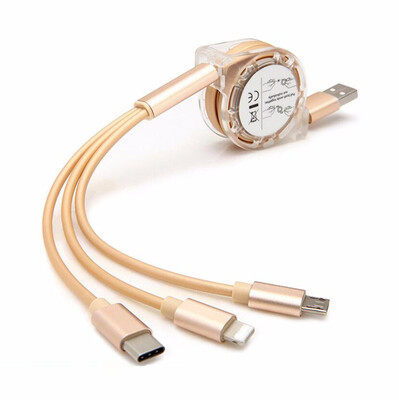 OLOEY3 in 1 versatile telescopic data line for Apple Android TYPE-C Mobile phone charging line
OLOEY3 in 1 versatile telescopic data line for Apple Android TYPE-C Mobile phone charging line