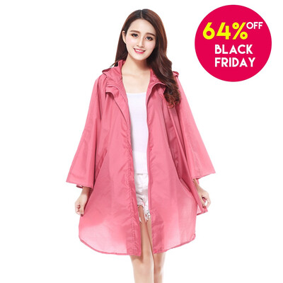 Diliba Womens Waterproof Raincoat Lightweight Packable Rain Coat Poncho with Hooded
Diliba Womens Waterproof Raincoat Lightweight Packable Rain Coat Poncho with Hooded