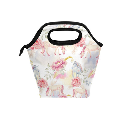 Pink Flower Unicorn Lunch Bag Tote Travel Picnic Insulated Handbags Portable Zipper Lunch Bag Box
Pink Flower Unicorn Lunch Bag Tote Travel Picnic Insulated Handbags Portable Zipper Lunch Bag Box