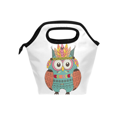 Lunch Bag Boho Blue Owl Tote Travel Picnic Insulated Handbags Portable Zipper Lunch Bag Box
Lunch Bag Boho Blue Owl Tote Travel Picnic Insulated Handbags Portable Zipper Lunch Bag Box