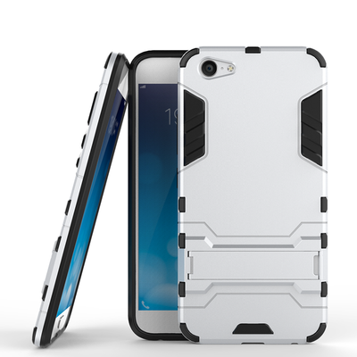 Серебряный Slim Robot Armor Kickstand Ударопрочный жесткий корпус из прочной резины для vivo X9Plus
Серебряный Slim Robot Armor Kickstand Ударопрочный жесткий корпус из прочной резины для vivo X9Plus