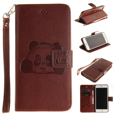 Brown Panda Style Embossing Classic Flip Cover with Stand Function and Credit Card Slot for IPHONE 6/6S
Brown Panda Style Embossing Classic Flip Cover with Stand Function and Credit Card Slot for IPHONE 6/6S