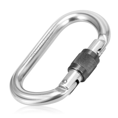 25KN Auto Locking Gate Carabiner Heavy Duty D Shape Buckle Pack Twist Locking Gate Carabiner Climbing Rappelling Canyoning Hammock
25KN Auto Locking Gate Carabiner Heavy Duty D Shape Buckle Pack Twist Locking Gate Carabiner Climbing Rappelling Canyoning Hammock